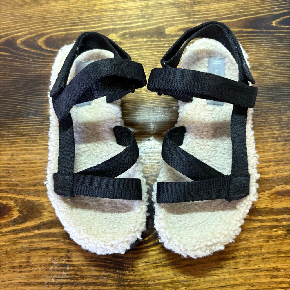 Everlane Black The ReNew Teddy Sport Sandal Size 6